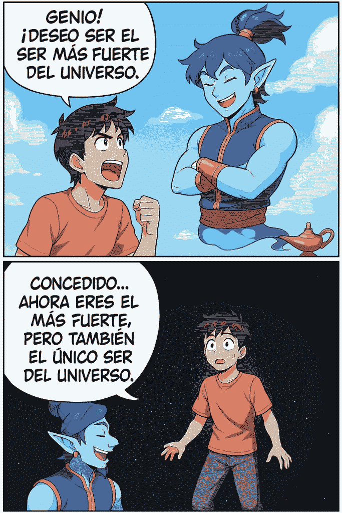 El genio mal interpretó mal mi deseo versión anime