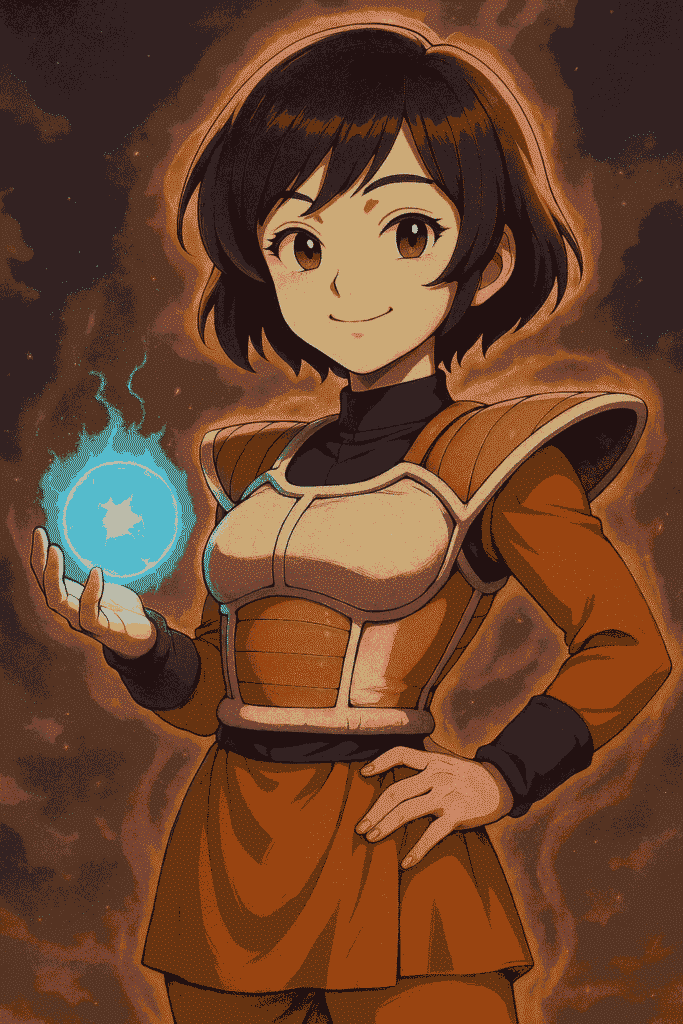 Ayase Momo en el mundo de dragón ball