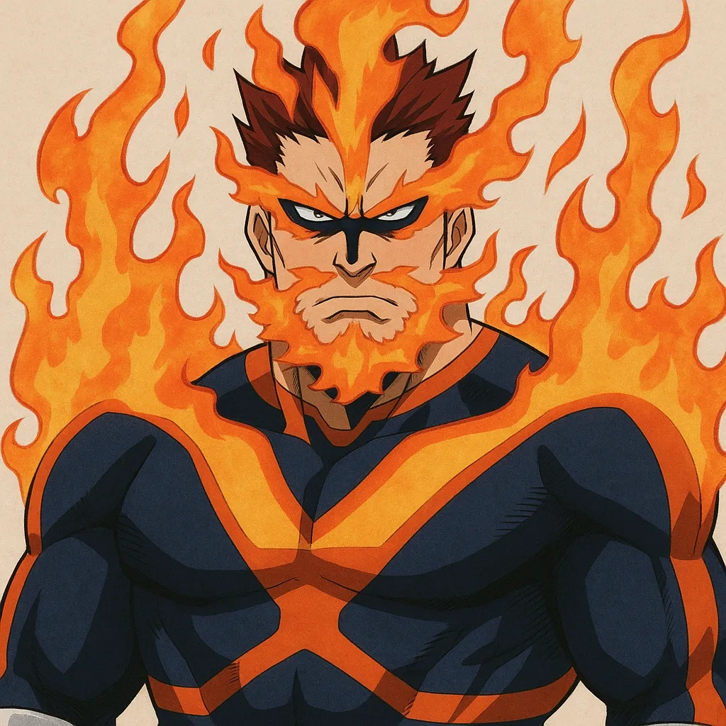 El hielo también quema: ¿Qué pasaría si Endeavor hubiera tenido poderes hielo? Fanart lo hace realidad