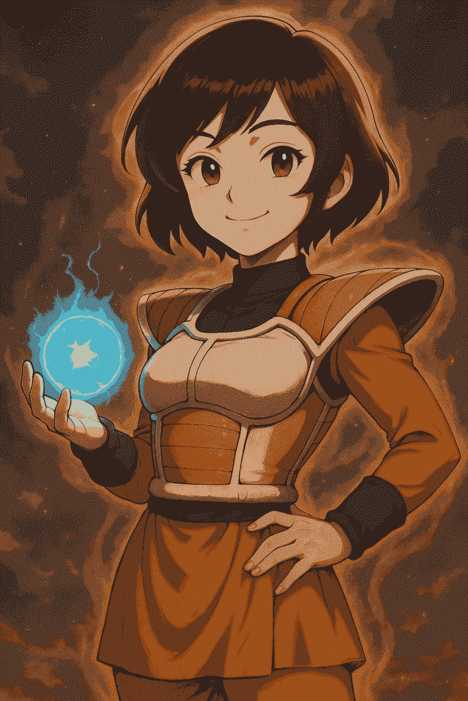 Ayase Momo en el mundo de dragón ball