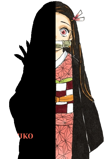 Asi sería la hermosa “Nezuko” en el universo de los Simpsons