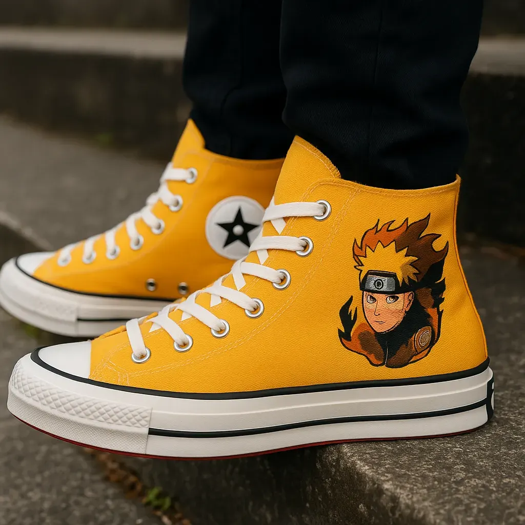 Colaboración de Converse x Naruto Shippuden: Zapatillas que caminan entre la nostalgia y la emoción 2