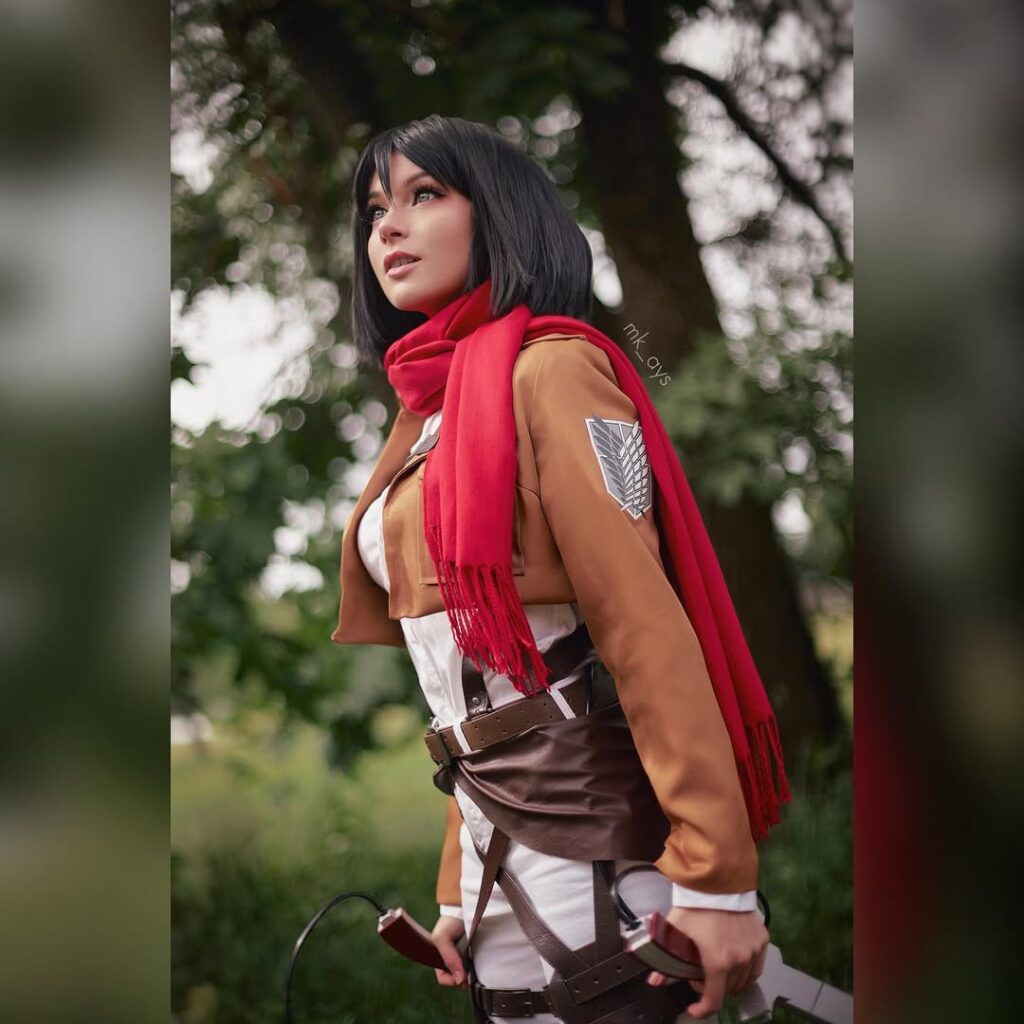 La inteligencia artificial se deja atrás: El cosplay de Mikasa Ackerman que está enamorando al fandom de Attack on Titan 3