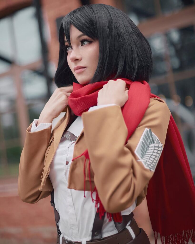 La inteligencia artificial se deja atrás: El cosplay de Mikasa Ackerman que está enamorando al fandom de Attack on Titan 2