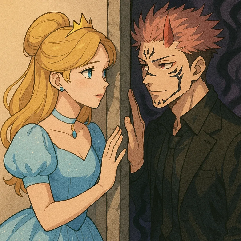 Fanart de Sukuna y Cenicienta, los opuestos se atraen: Así es el resultado