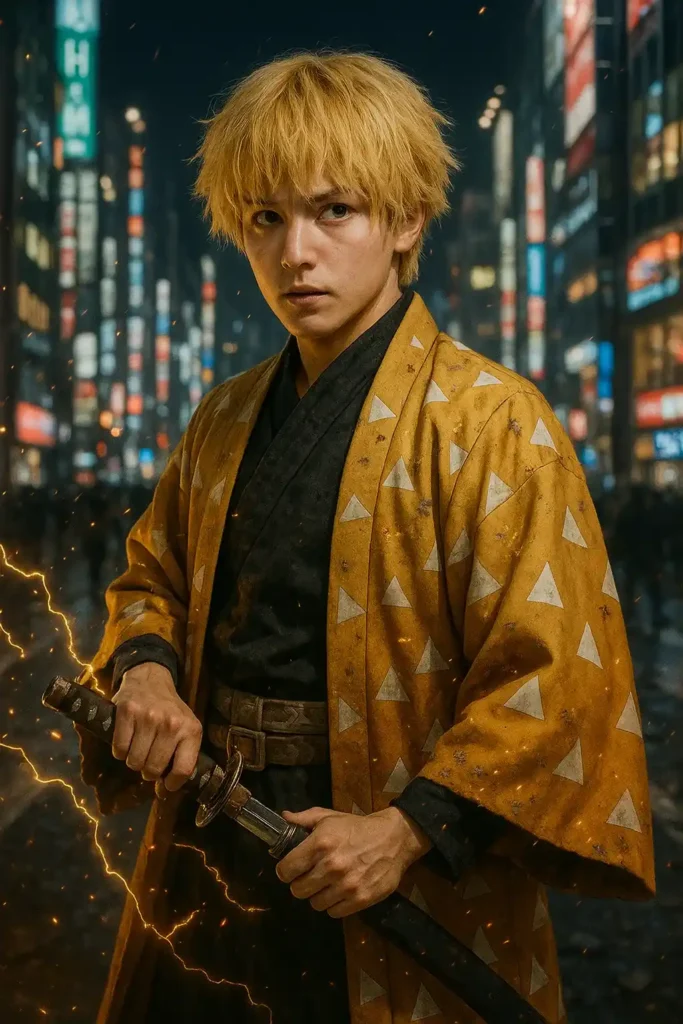 Zenitsu en Jujutsu Kaisen: Crossover del Guerrero del Trueno en el Arco Shibuya Maldito 3