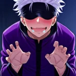 Fanart de Gojo Satoru como idol: un rostro bello que encaja en cualquier lugar