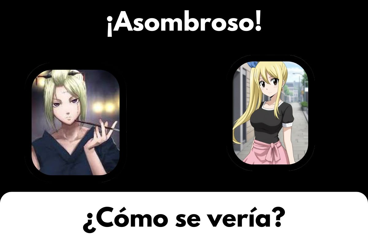 ¿Cómo se vería una fusión entre Tsukuyo de Gintama y Lucy Heartfilia de Fairy Tail? Una mezcla tan bella como melancólica 1